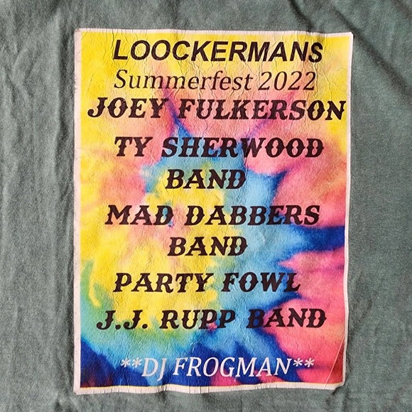 Lookerman Festival 2022 Dover Delaware Mens Sz L - Picture 2 of 4